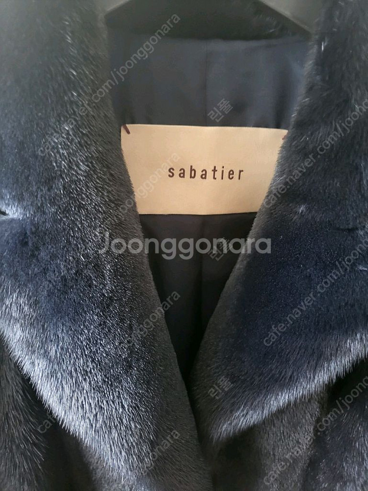 사바티에 밍크 코트--2