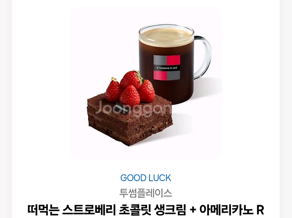 투썸 떠먹는 스초생+아메리카노R 기프티콘--0