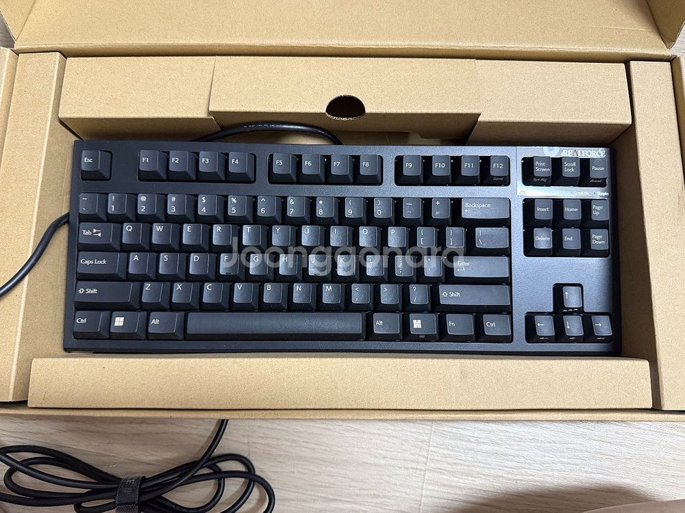 리얼포스 R3S 30g 87키(영문) 균등 저소음+덮개포함--0