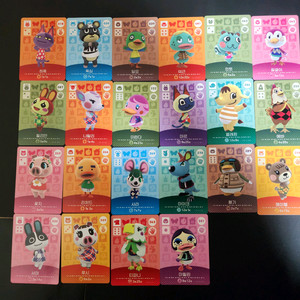 닌텐도 스위치 동물의 숲 아미보카드 인기주민!!