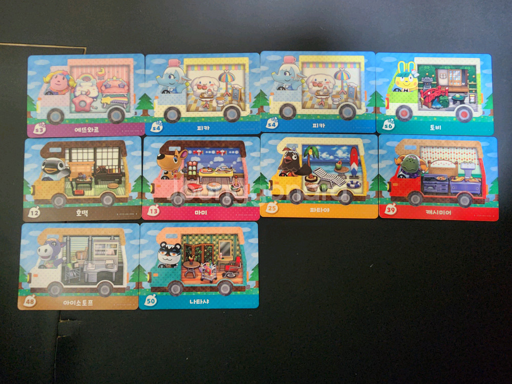 닌텐도 스위치 동물의 숲 아미보카드 인기주민!!--1