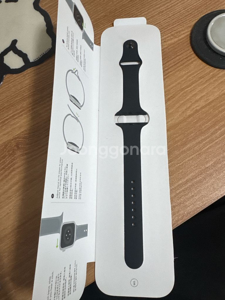 애플워치 스포츠밴드 블랙 M/L--0