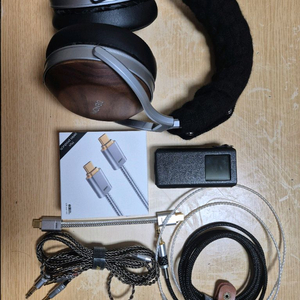데논(Denon)-AH-D7200 + btr7 + 헤드폰 커스텀 케이블 팝니다.