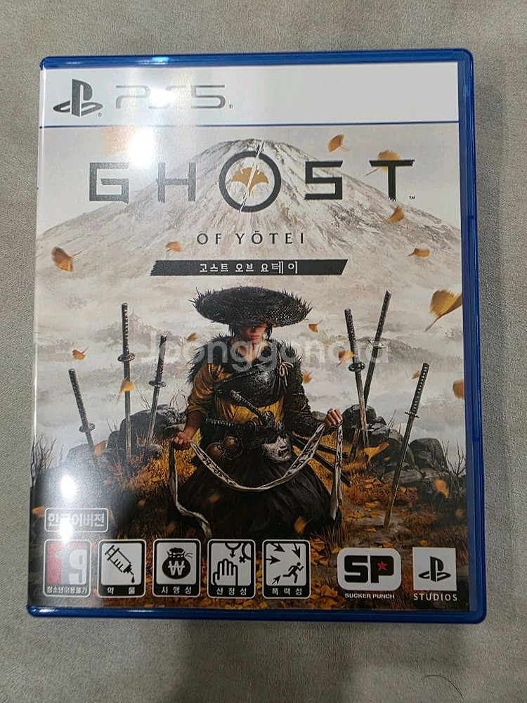 PS5 고스트 오브 요테이 예약특전 미사용 S급--0