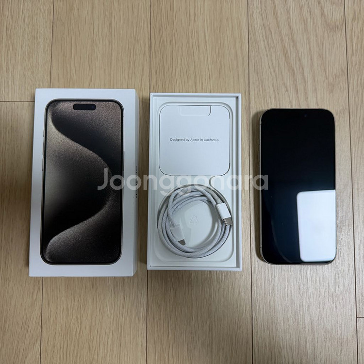 (북미판 S급) 아이폰 15 프로 256GB 내추럴 티타늄--0