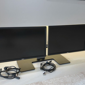 델 U2412m 2대 + 델 듀얼모니터암 MDS14