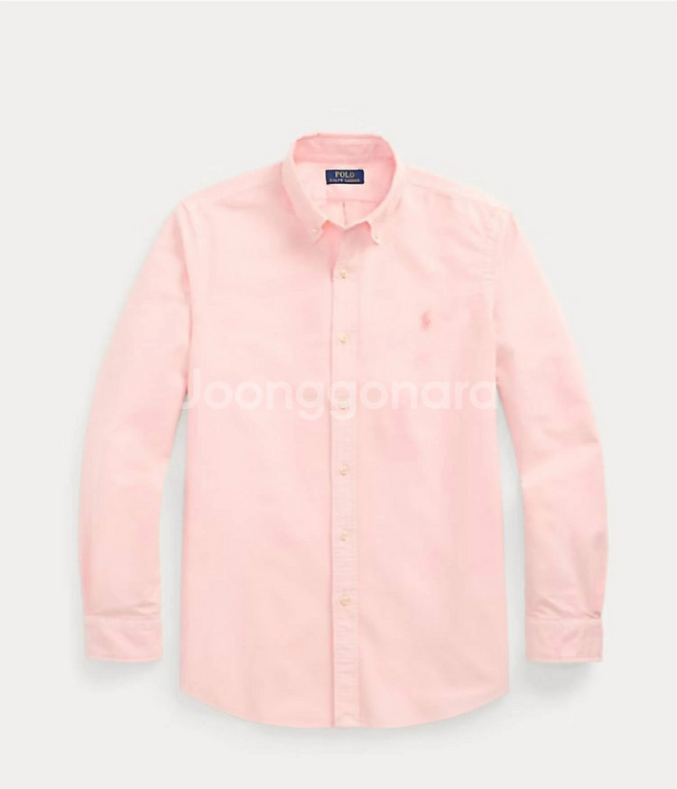 폴로 랄프로렌 미네랄 다이 옥스포드 셔츠 로즈 클래식L--0