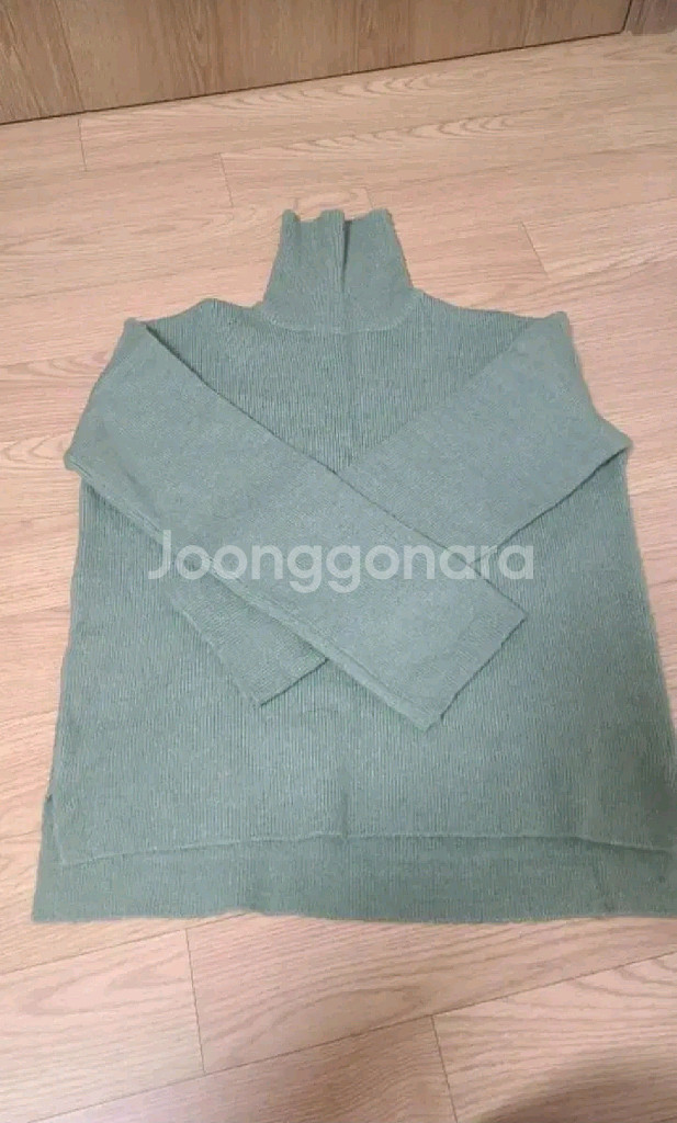 여자 목 니트 스웨터 66--0