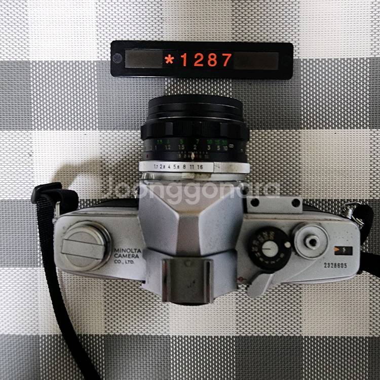 미놀타 SR-1 필름카메라 1.7미리 단렌즈--1