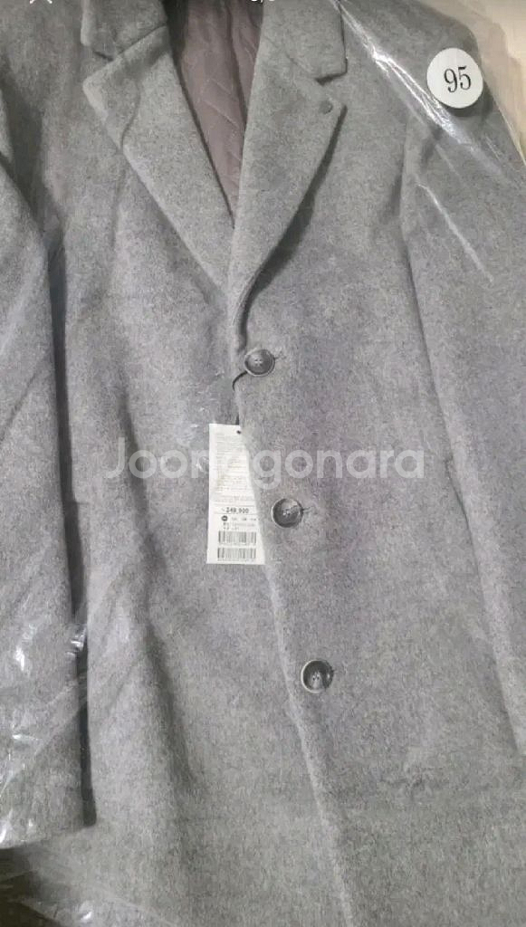 프로젝트엠 누빔겨울 울코트 남성 95 그레이 새상품--7