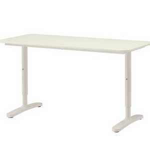 이케아 베칸트 화이트 책상 160cm