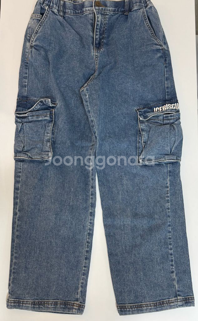 아이스비스킷 키즈 카고 청바지 165--0