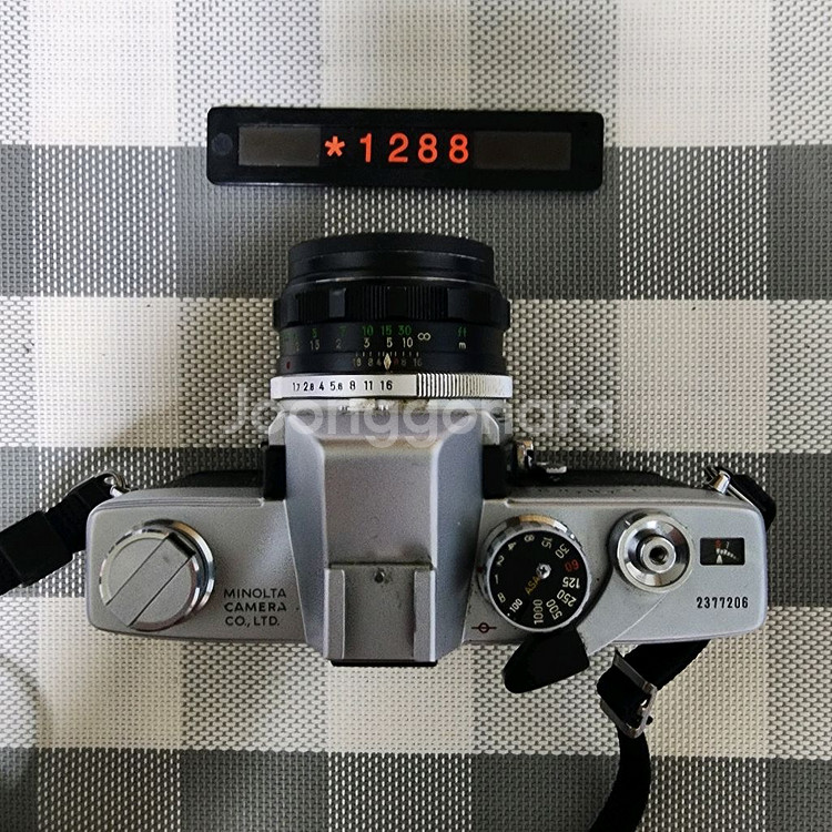 미놀타 sr T 101 필름카메라 1.7 단렌즈 장착--1