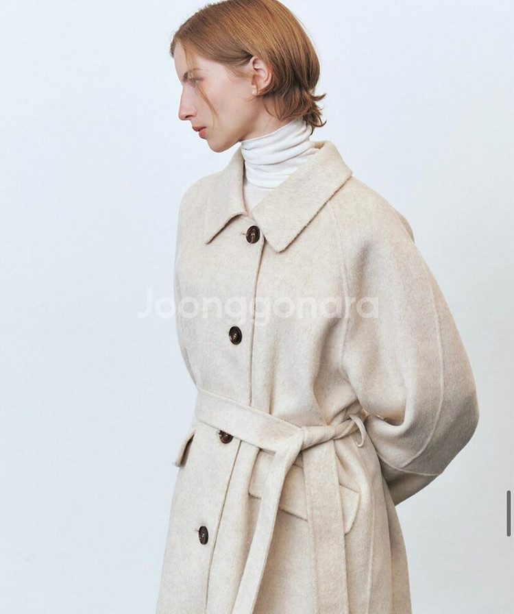 모한 하프 코트--1