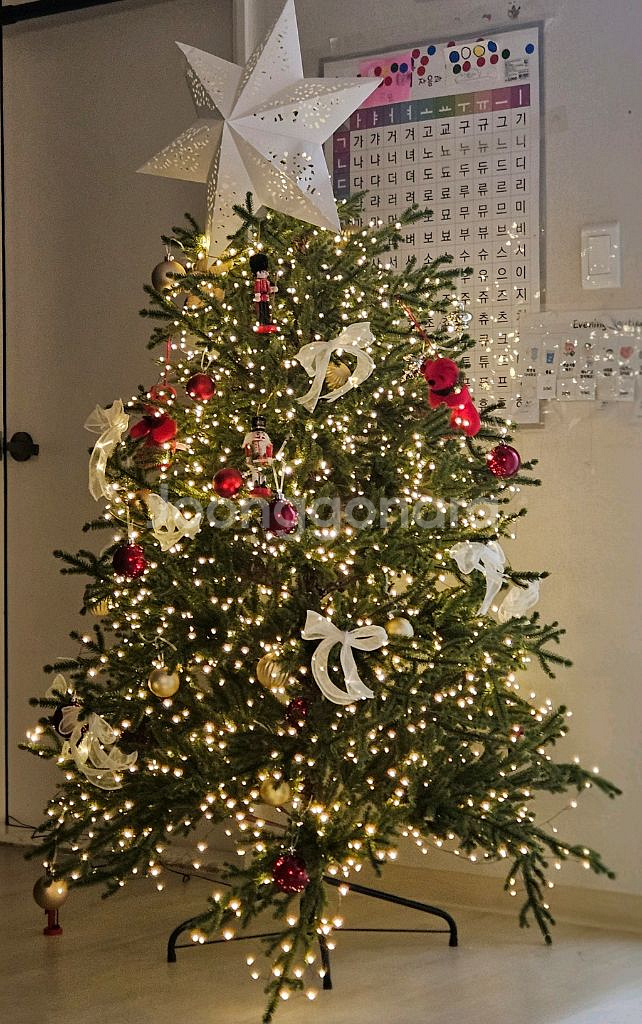 크리스마스트리 LED 1500구, 지네전구--1