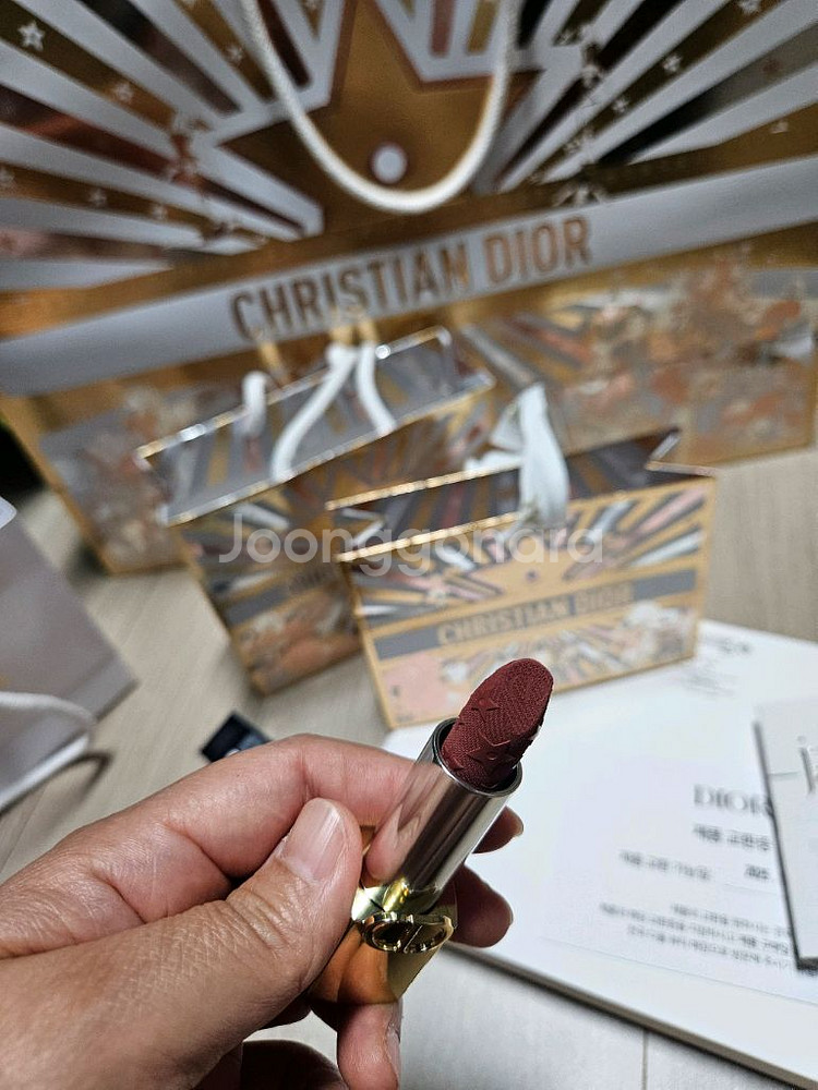 2025디올 홀리데이 립스틱 벨벳629--4