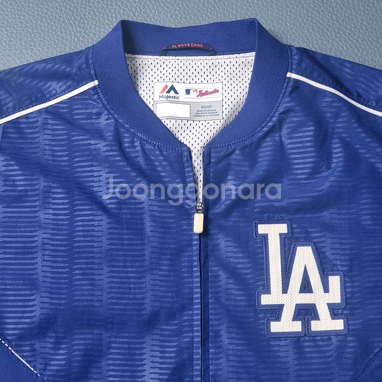 LA 다저스 마제스틱 반팔 바람막이 웜업 유니폼 95-100--0