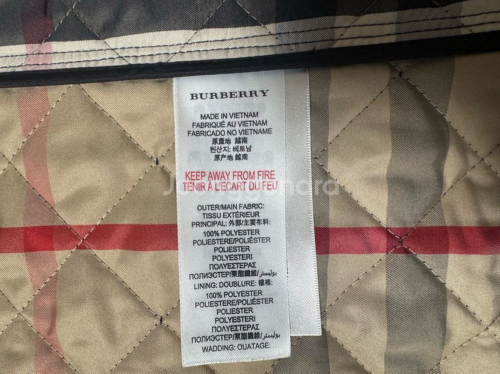 버버리 칠드런 퀼팅자켓14y 여자55사이즈--2