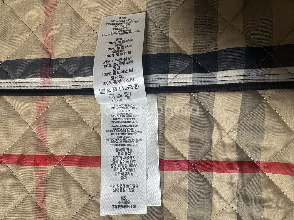 버버리 칠드런 퀼팅자켓14y 여자55사이즈--3