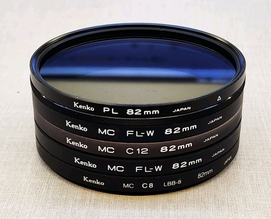 일제 켄코 필터 82mm 8개--2