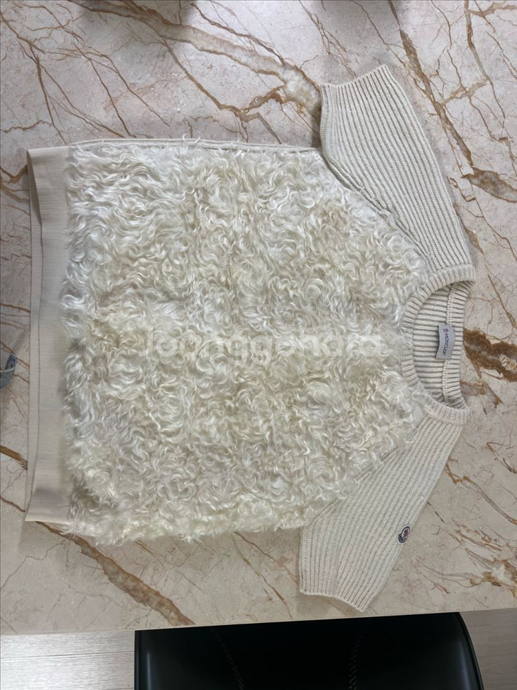 몽클레어 퍼 니트 스웨터--0