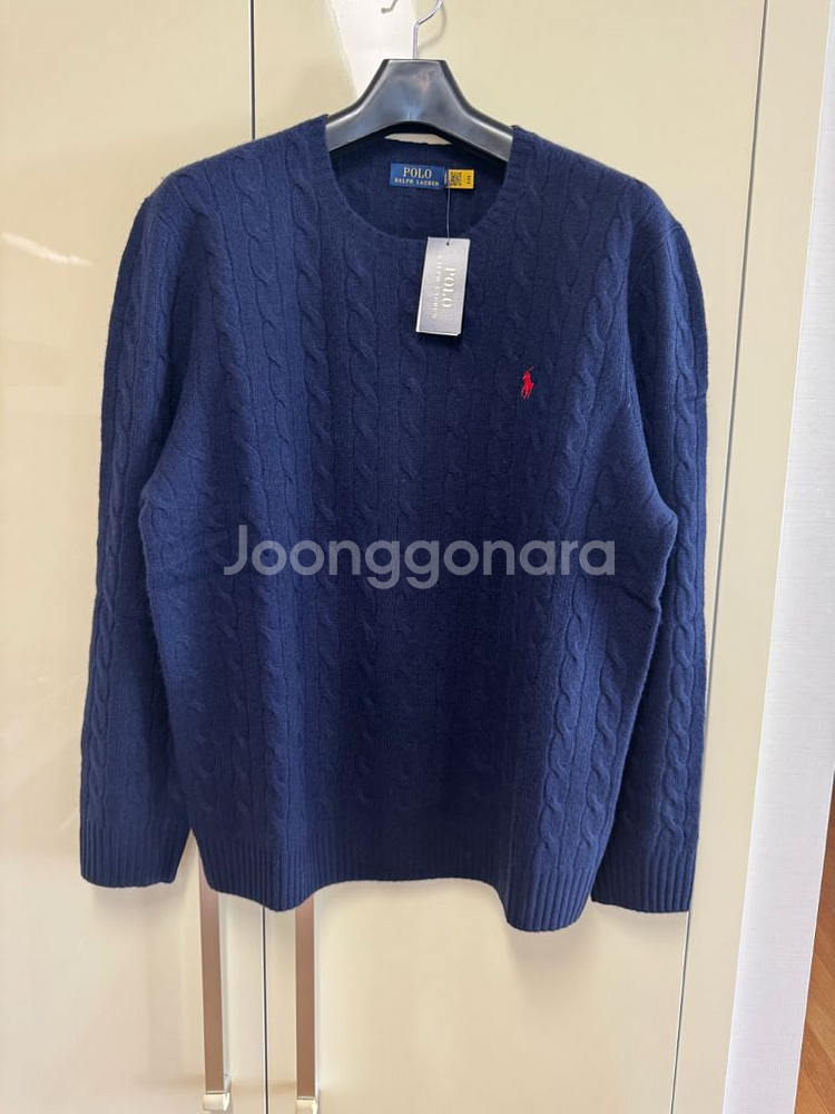 폴로 랄프로렌 남성 캐시미어 니트 XXL 새상품--0
