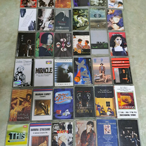 빈티지 카세트테이프 대량 컬렉션 팝,가요,트로트,클래(상태 매우좋음) 105개 30만원