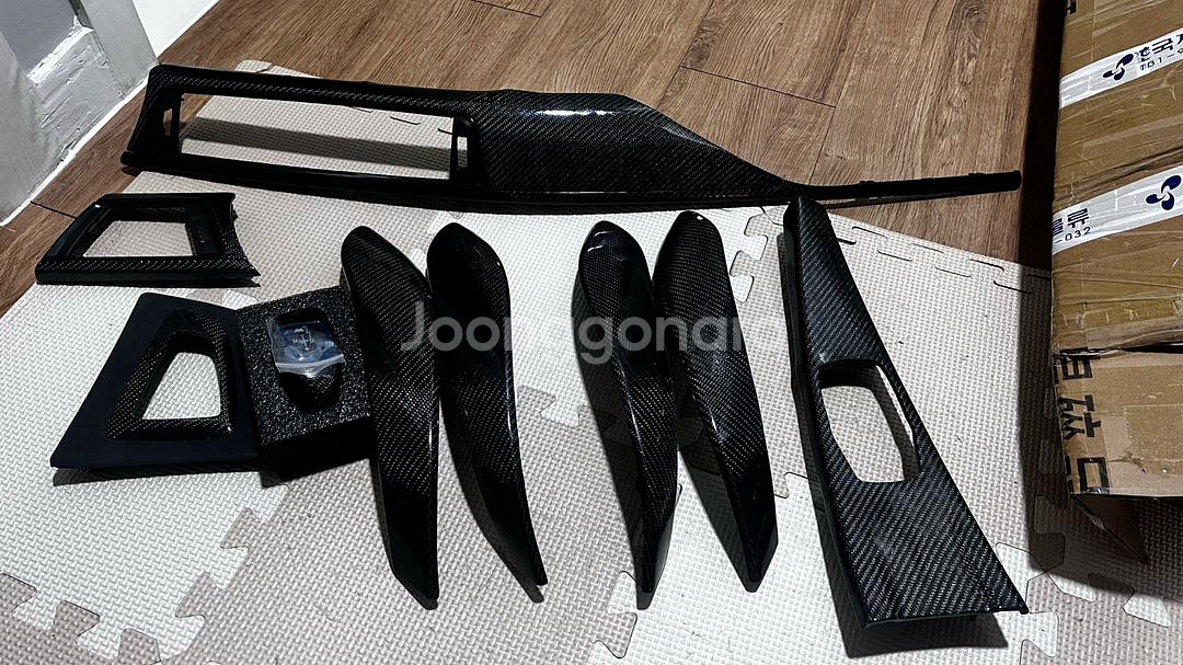 BMW 실내 카본트림 판매(사진참고)--1