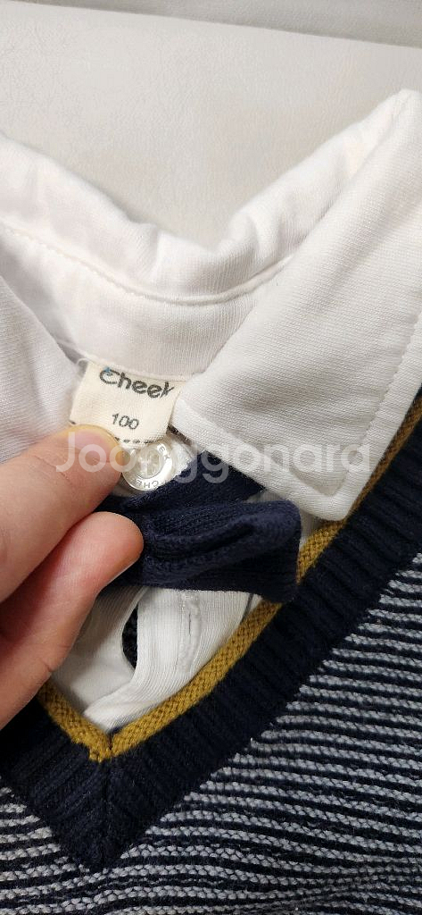 남아 치크 정장 상의 100--1