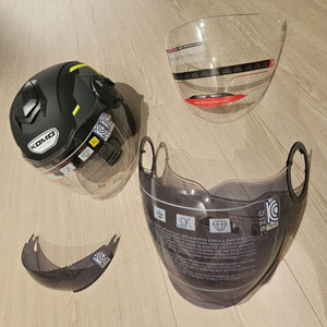 (새상품) 코모 6250 오토바이 헬멧 XL + 쉴드3종 포함