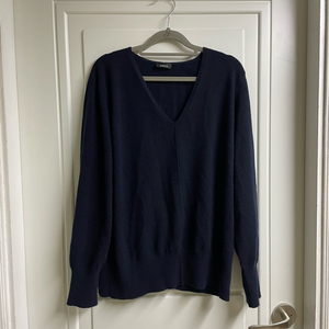 아크리스 캐시미어 네이비 니트