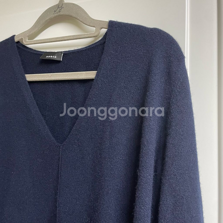 아크리스 캐시미어 네이비 니트--3