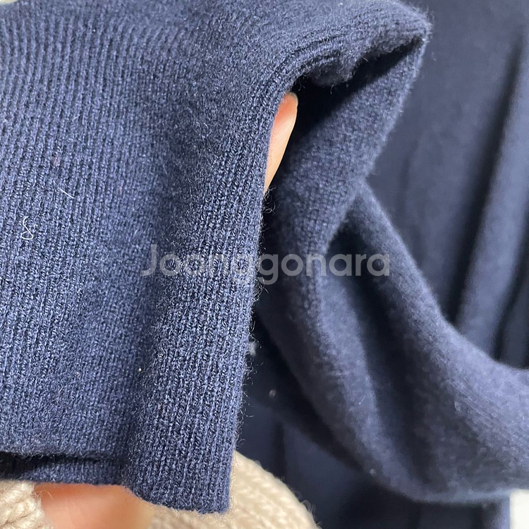 아크리스 캐시미어 네이비 니트--4