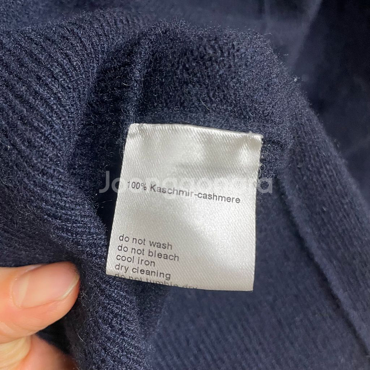 아크리스 캐시미어 네이비 니트--7