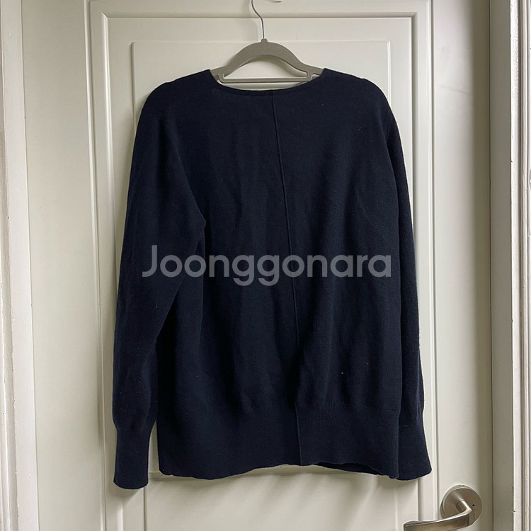 아크리스 캐시미어 네이비 니트--6