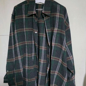 아워레가시 BD셔츠 그린펍 50사이즈