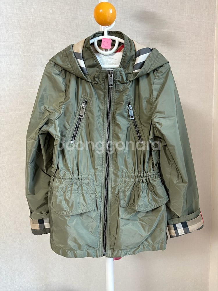 버버리 칠드런 키즈 여아 바람막이 자켓 140-10Y--0