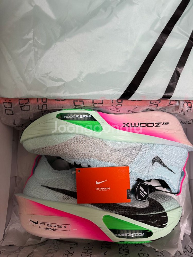 나이키 알파플라이3 민트 275 사이즈--0