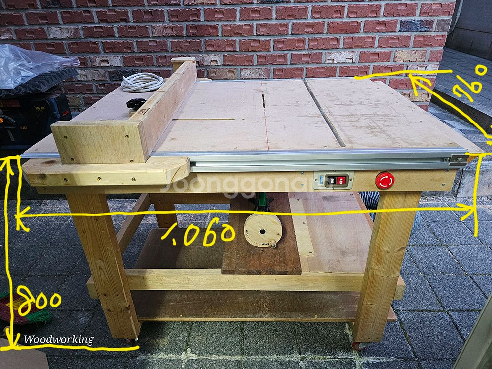 원목 중형 테이블쏘(판매완료)--0