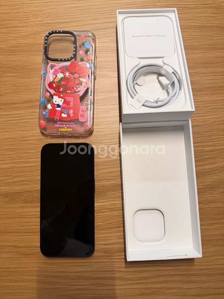 (미국판 무음)아이폰15Pro 256g 블루 티타늄--0