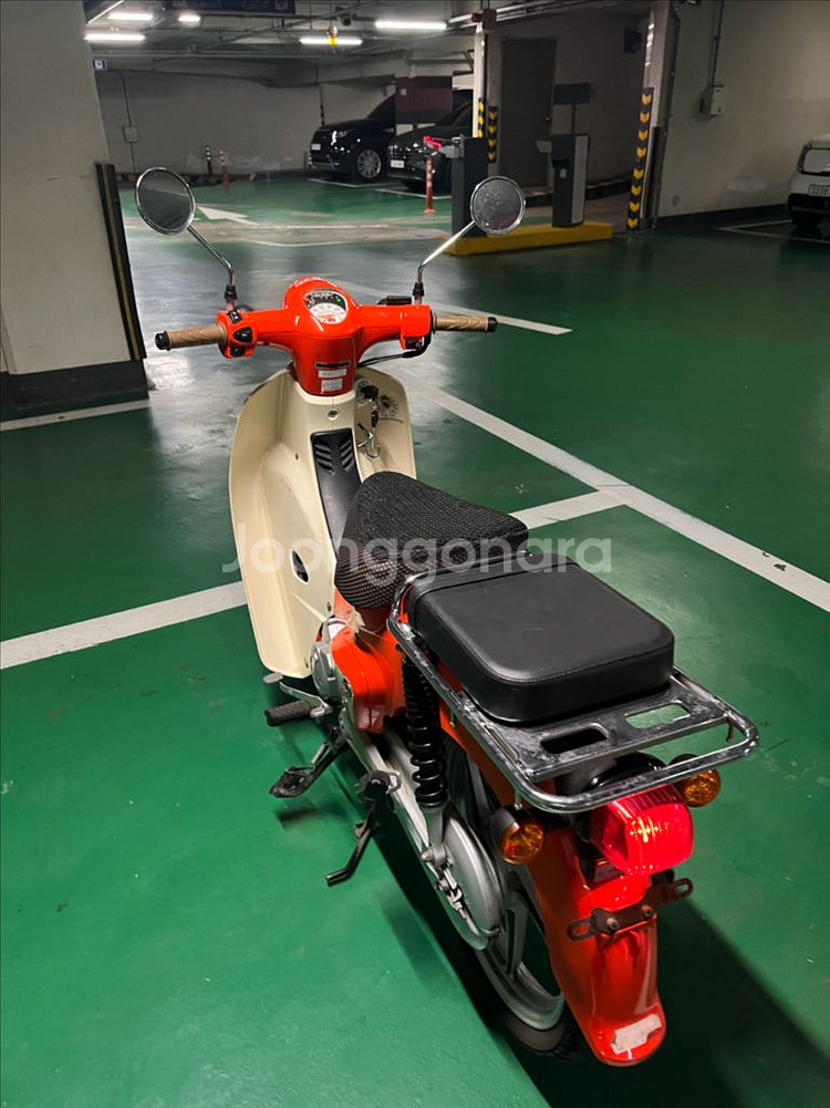 혼다 슈퍼커브 110 스쿠터 오토바이 20년식--3