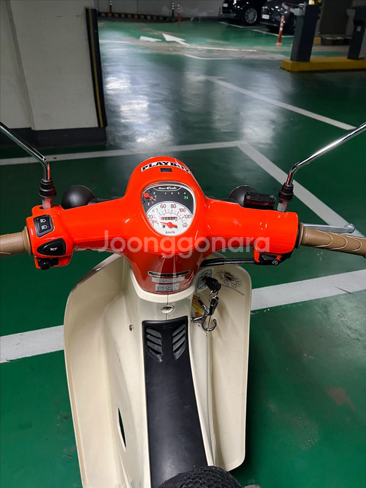 혼다 슈퍼커브 110 스쿠터 오토바이 20년식--4