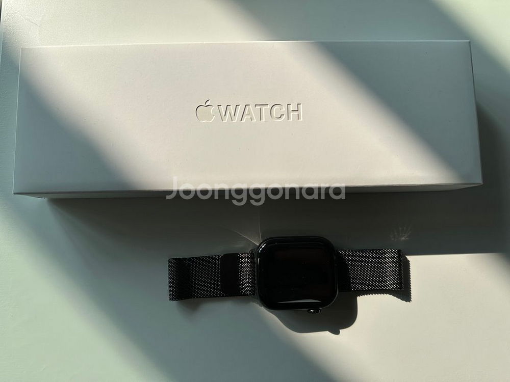 애플워치 10 티타늄 46mm 슬레이트 셀룰러--5