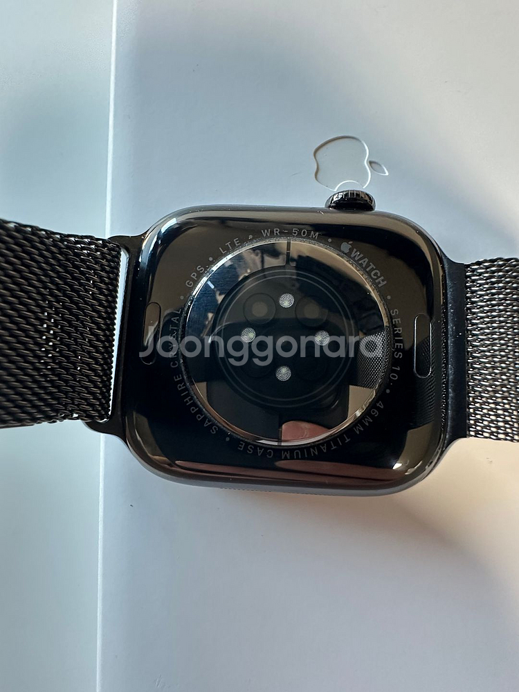 애플워치 10 티타늄 46mm 슬레이트 셀룰러--4