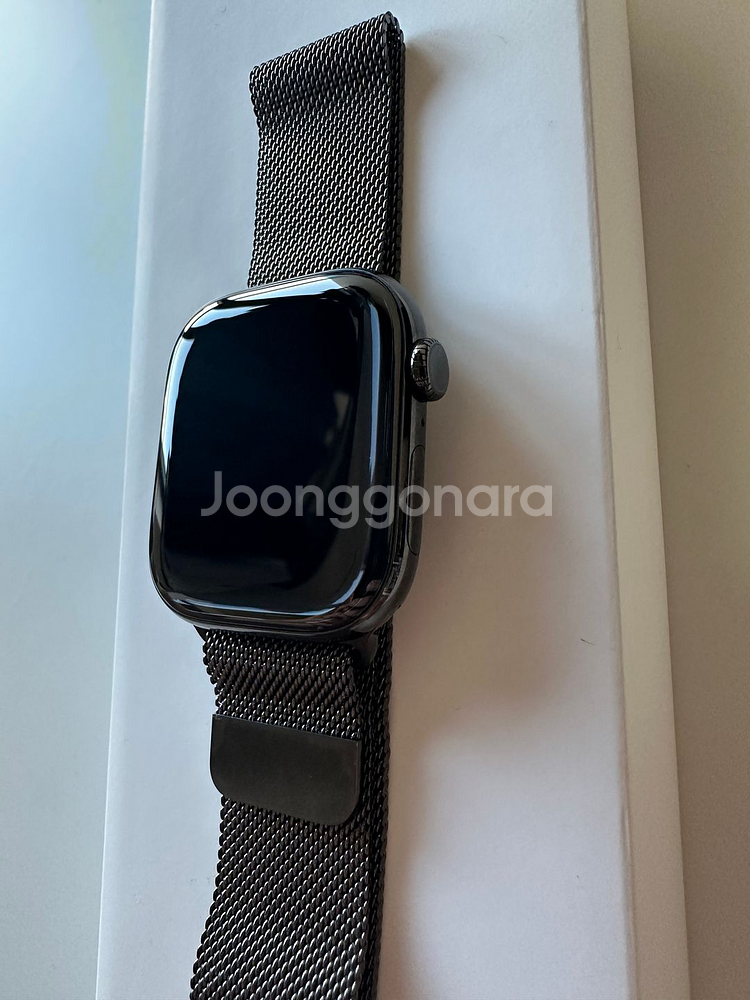 애플워치 10 티타늄 46mm 슬레이트 셀룰러--3