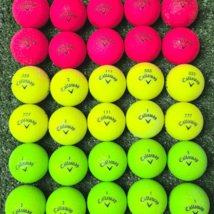 캘러웨이 무광 3피스A+/A급 30개 골프공 로스트볼