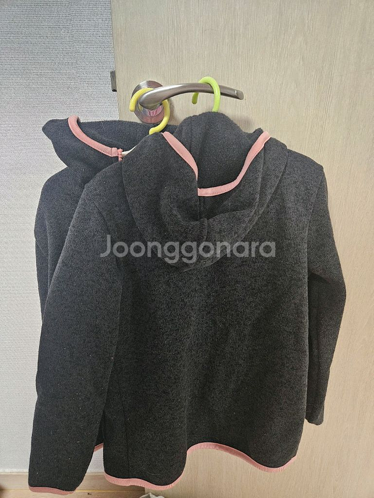 H&M 후드 집업 130 쌍둥이 2벌 일괄판매--1