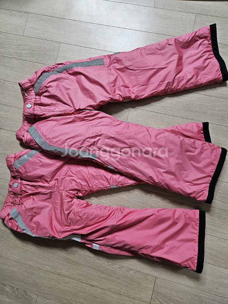 여아 치크 스키바지130 쌍둥이 2벌 일괄판매--0