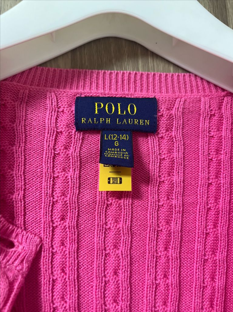 정품)폴로 케이블 가디건 큐알가능--2