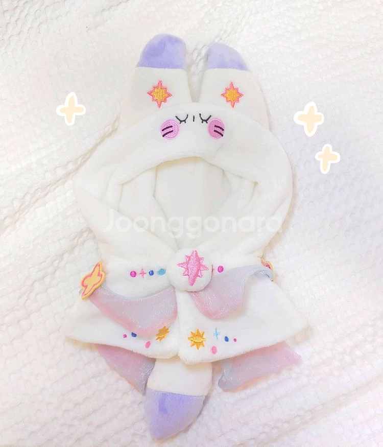 2벌)20cm 솜인형옷장 봄사슴망토 별여우망토 실타래옷장--3